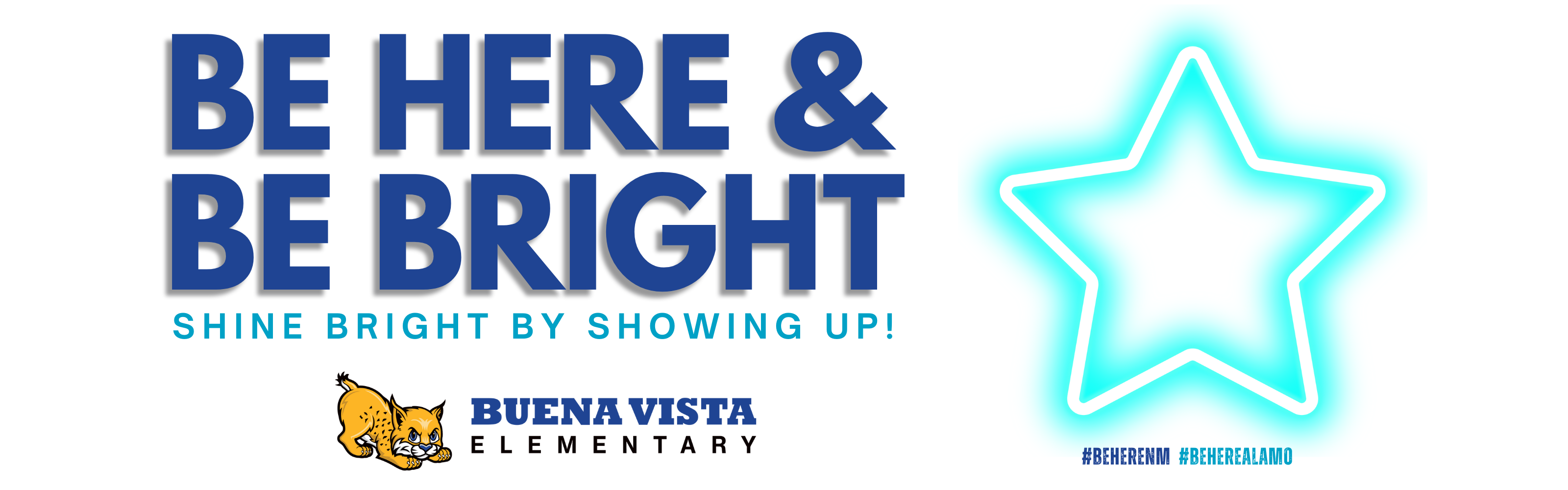 Be Here &amp; Be Bright Graphic