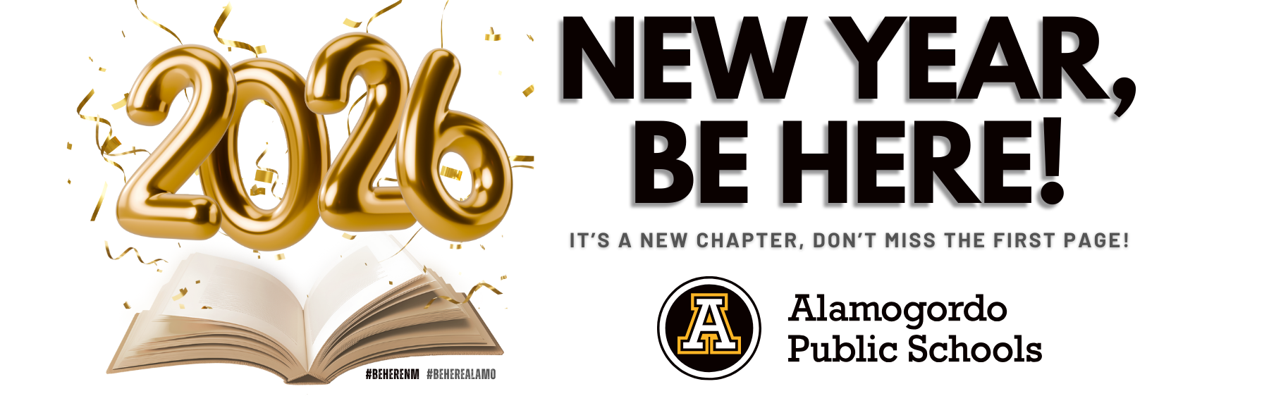 January Be Here Graphic 