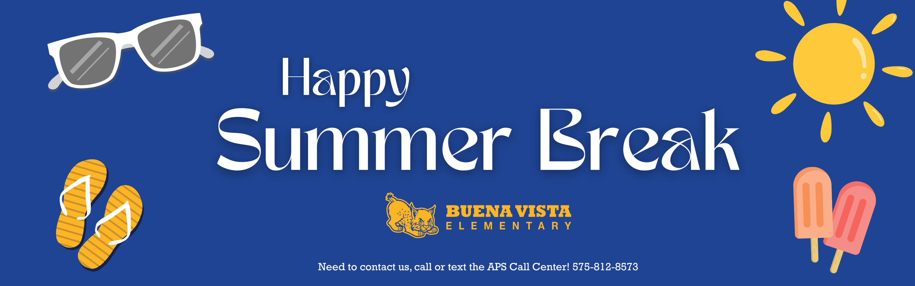Summer Break Header Graphic