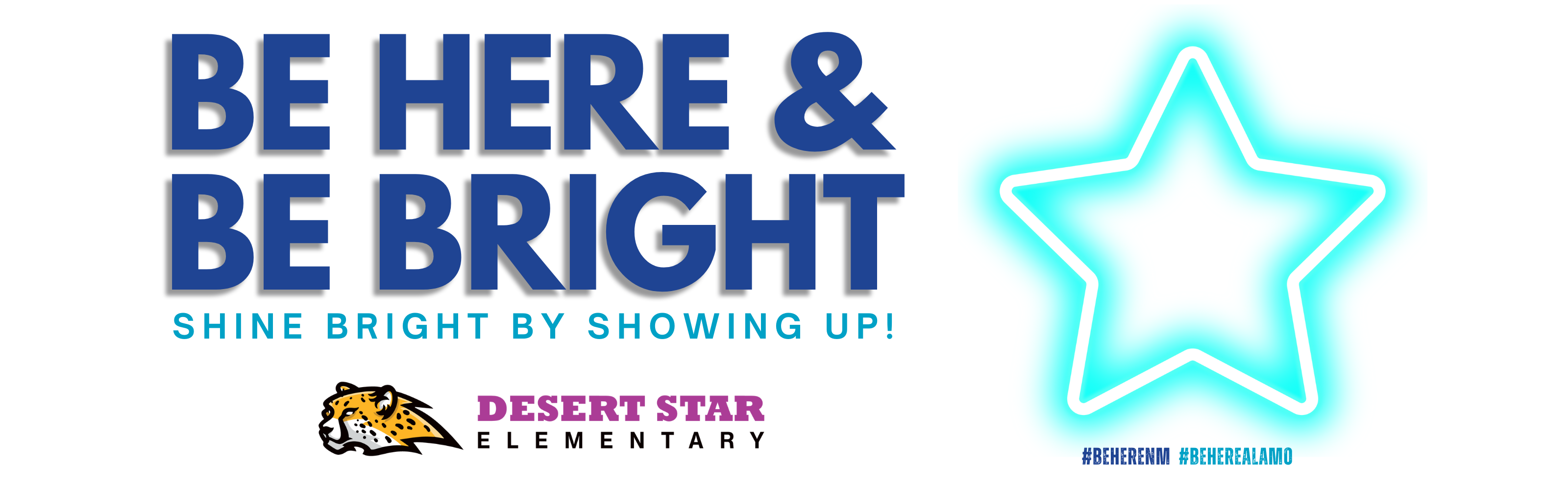 Be Here &amp; Be Bright Graphic