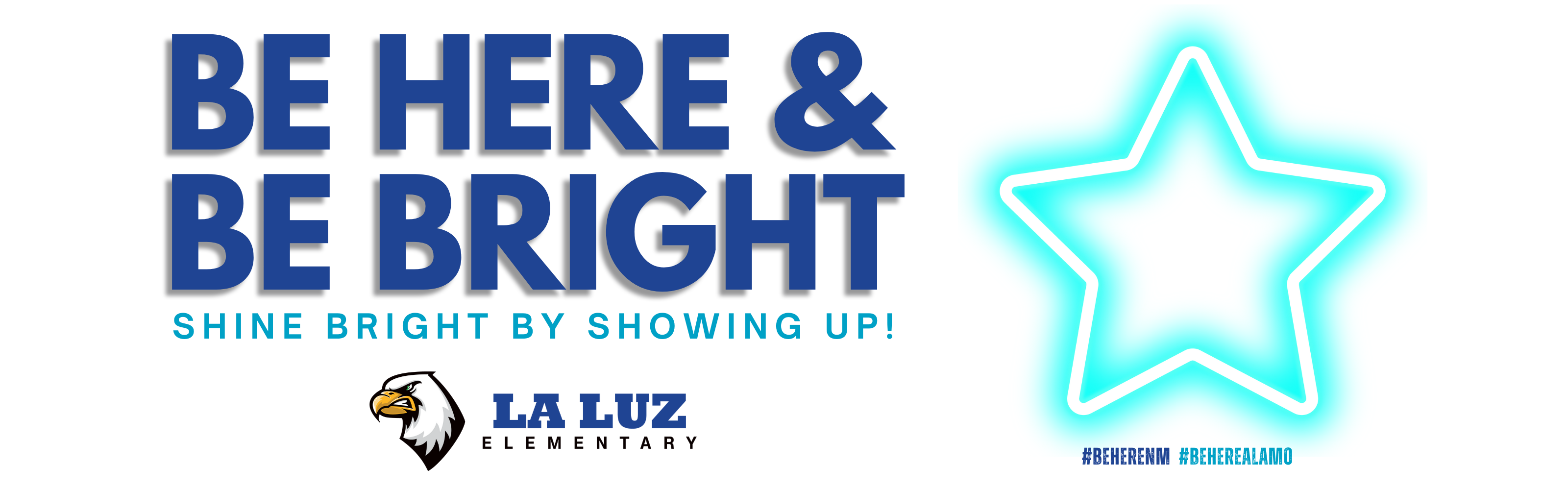 Be Here &amp; Be Bright Graphic