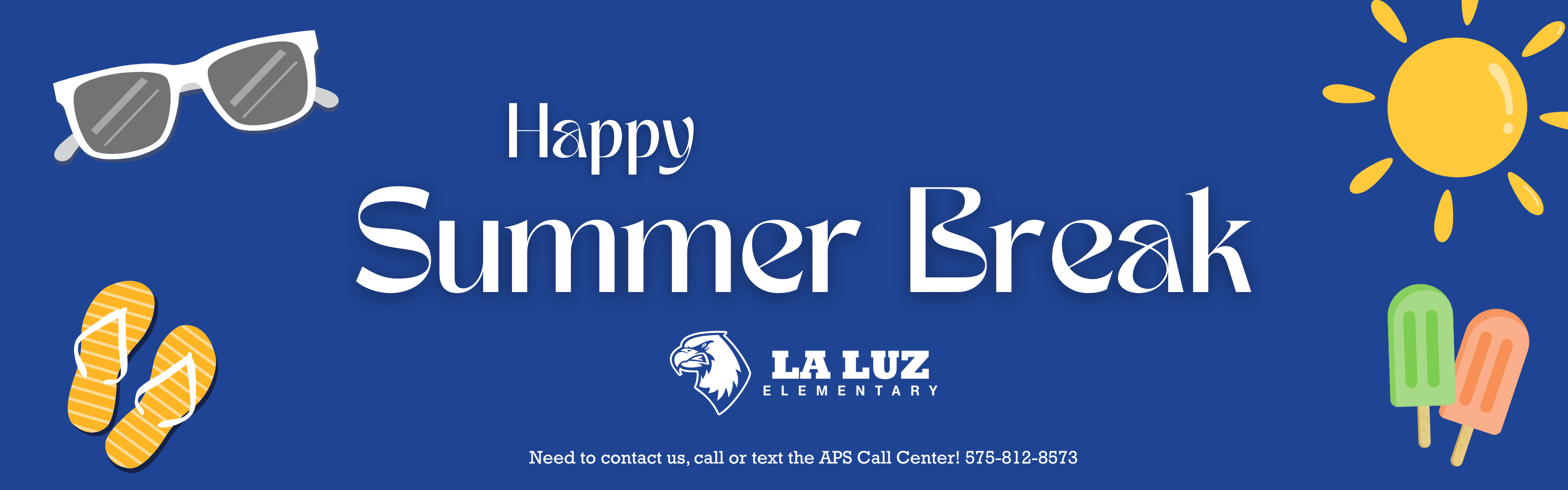 Summer Break Header Graphic