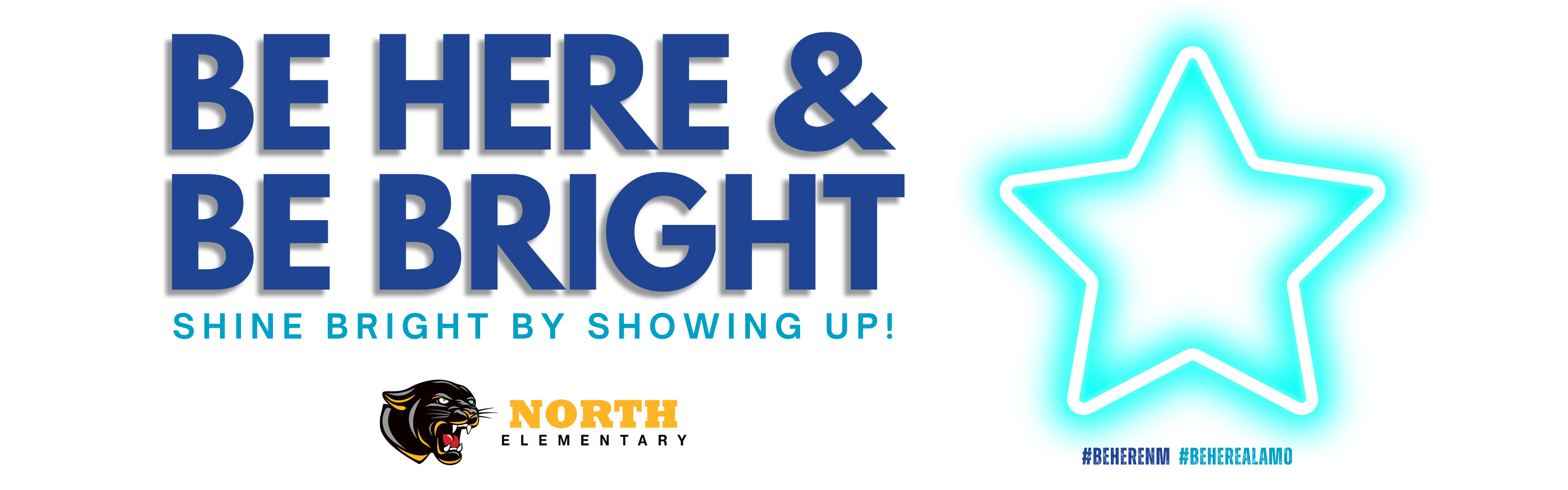 Be Here &amp; Be Bright Graphic