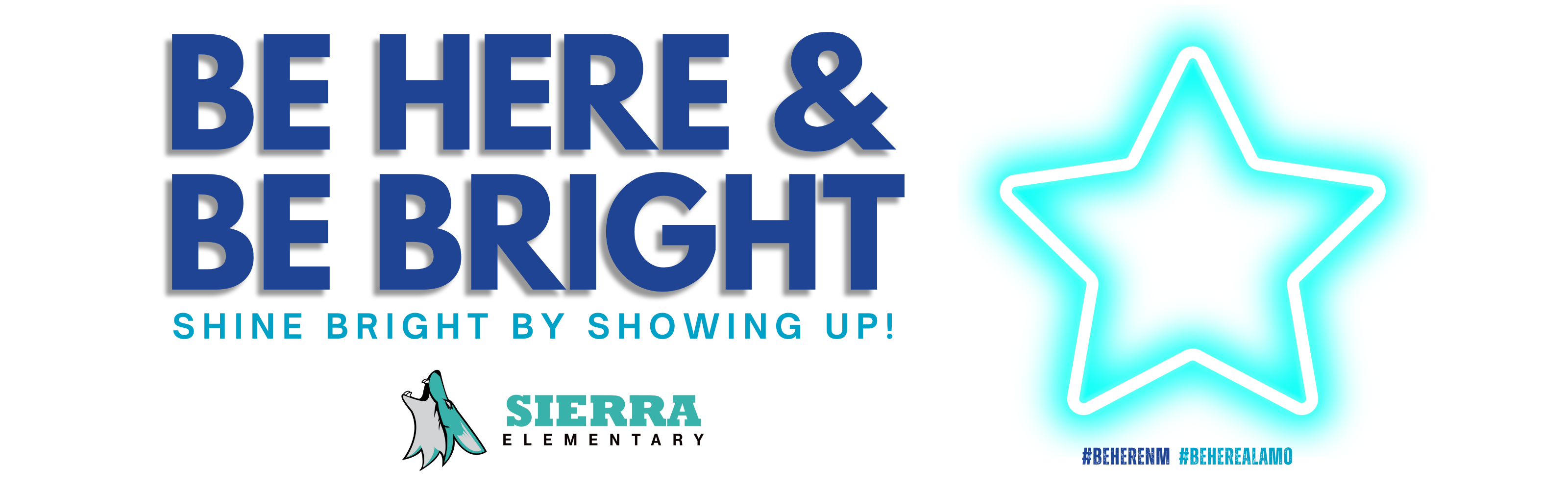 Be Here &amp; Be Bright Graphic