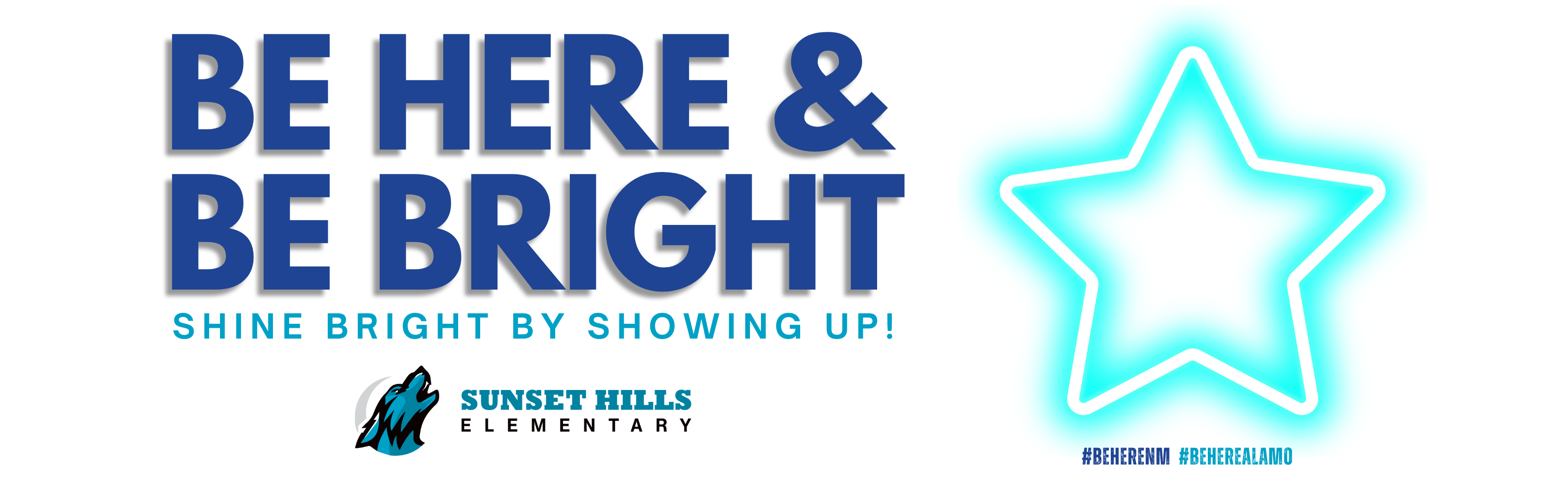 Be Here &amp; Be Bright Graphic