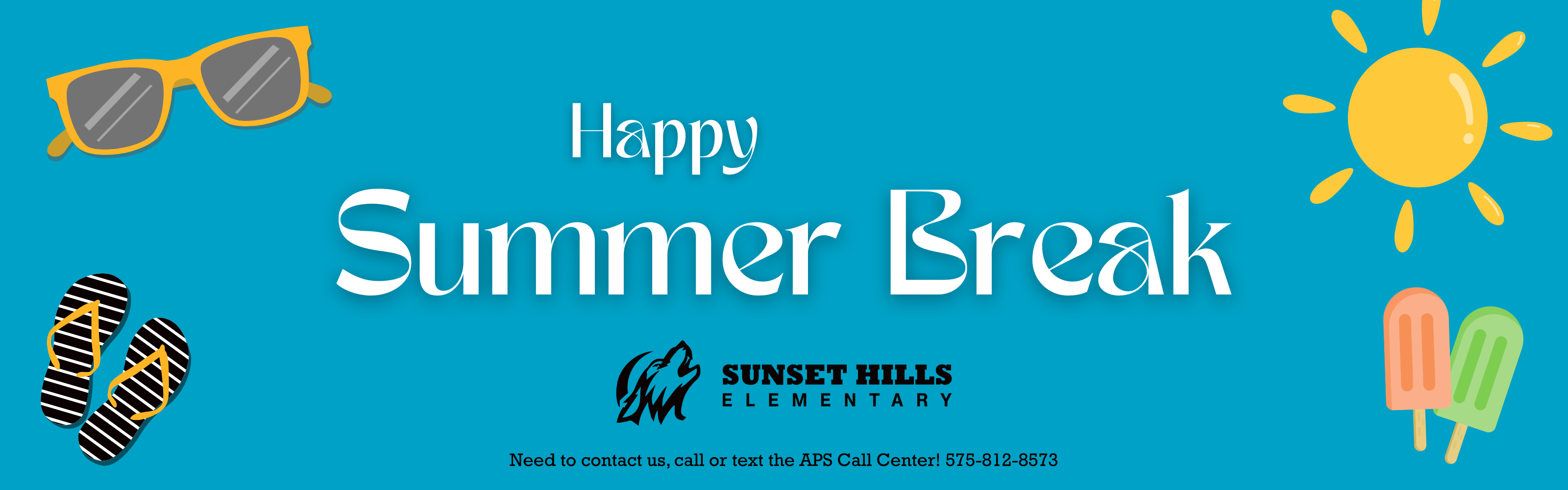 Summer Break Header Graphic