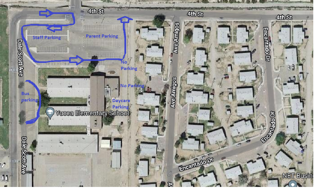 Arrival and dismissal school map 