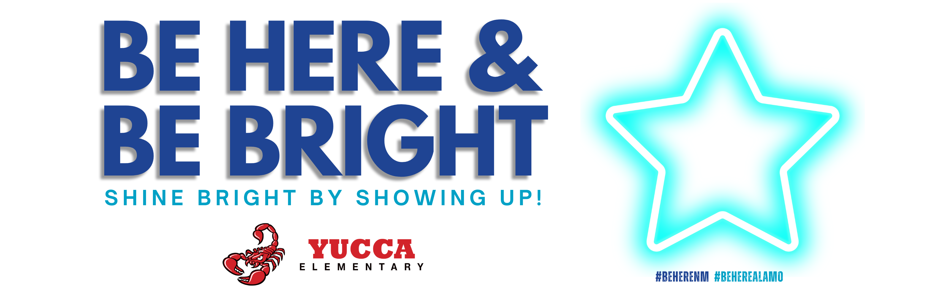 Be Here &amp; Be Bright Graphic