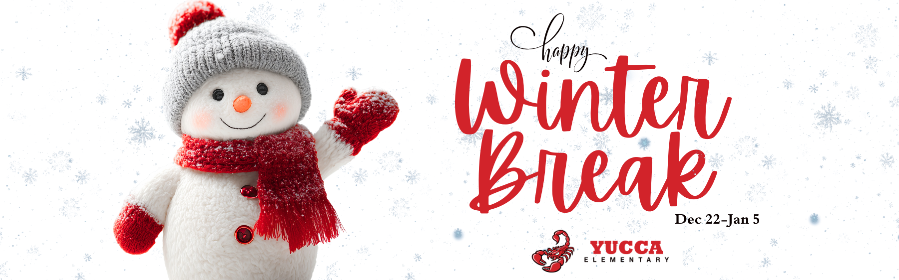 Happy Winter Break Graphic