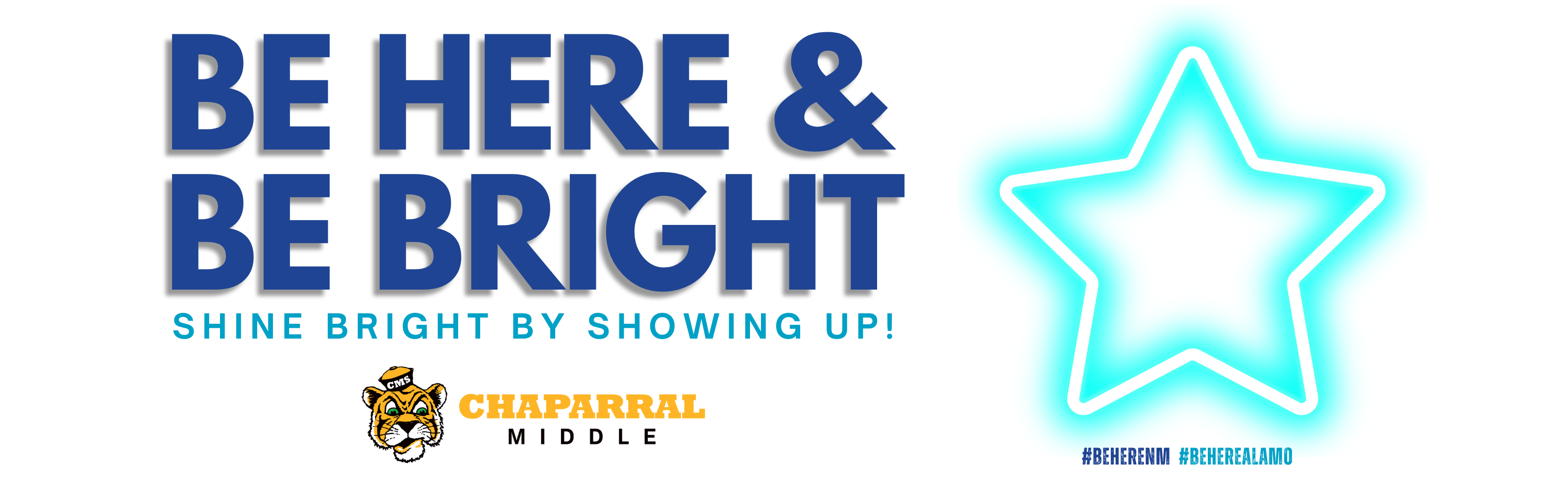 Be Here &amp; Be Bright Graphic