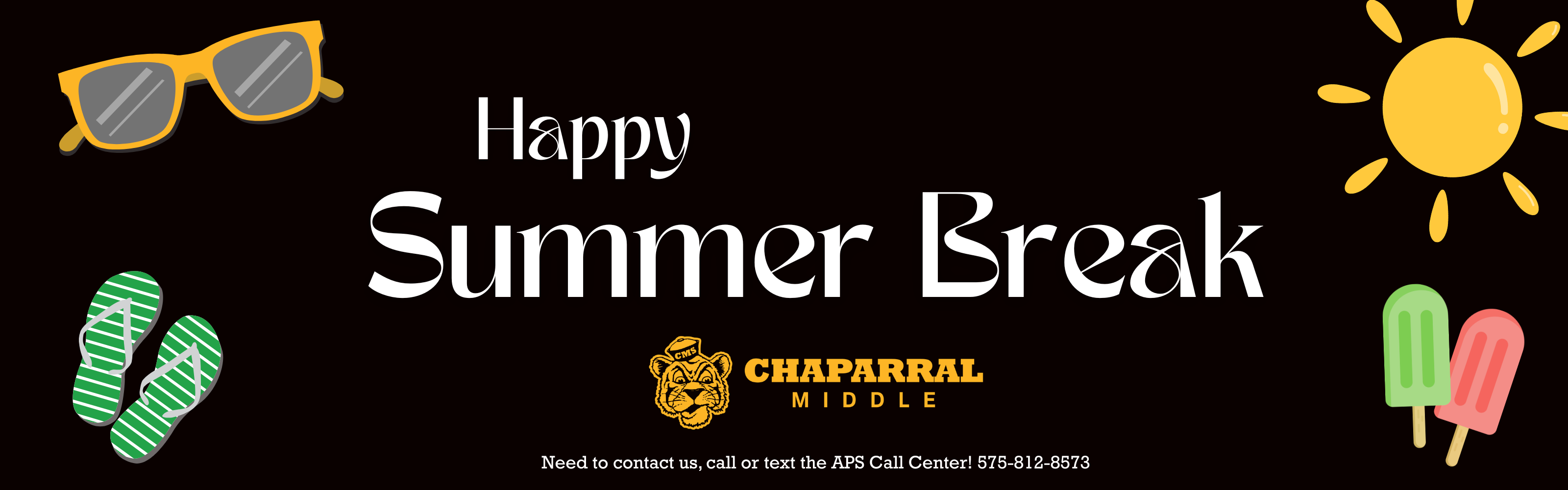 Summer Break Header Graphic