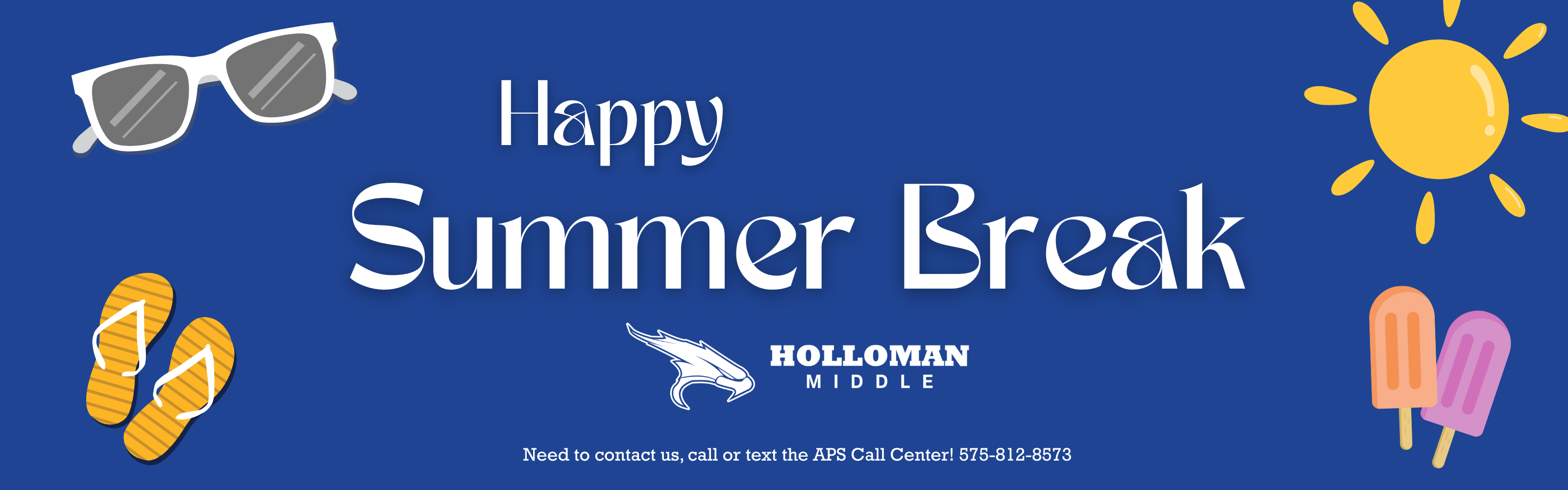 Summer Break Header Graphic