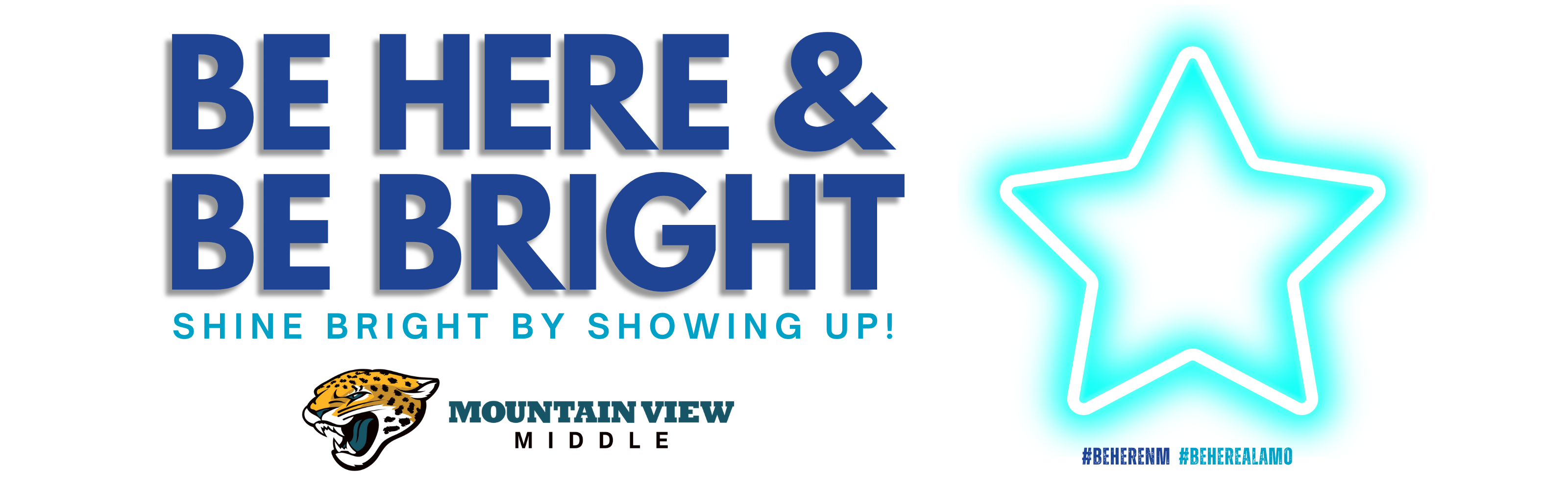 Be Here &amp; Be Bright Graphic