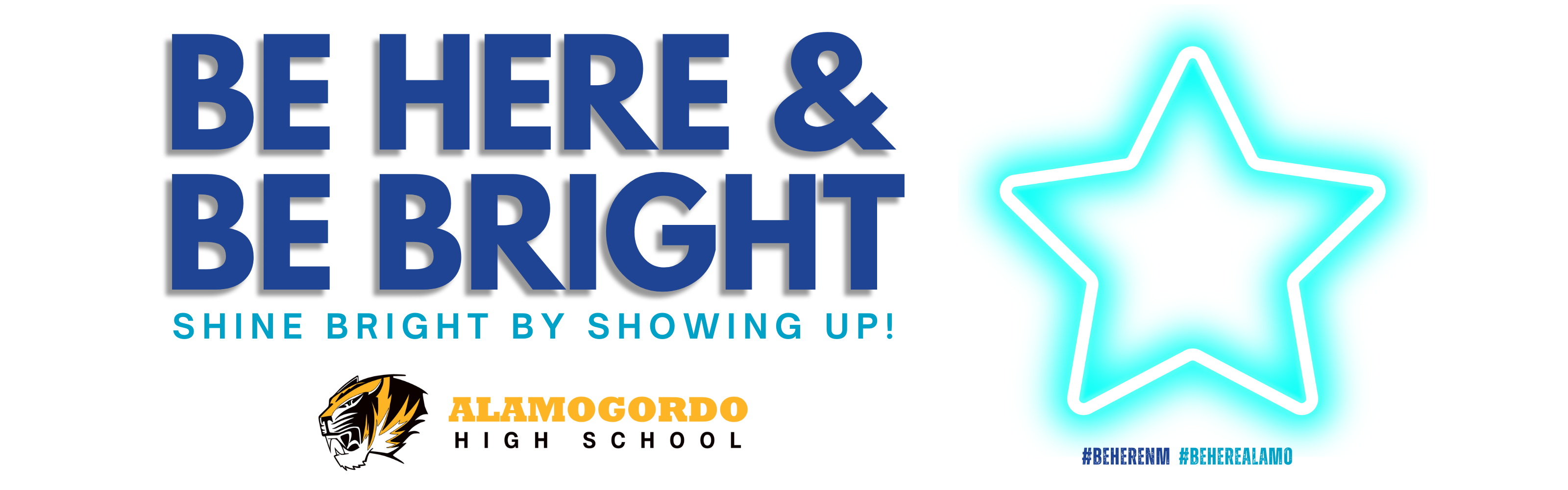 Be Here &amp; Be Bright Graphic