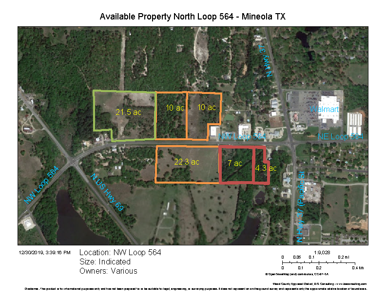 Available Properties aerial view