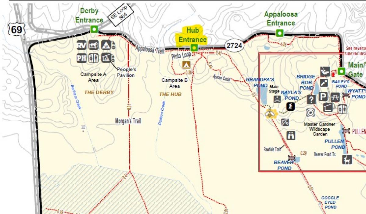 hub map with other entrances