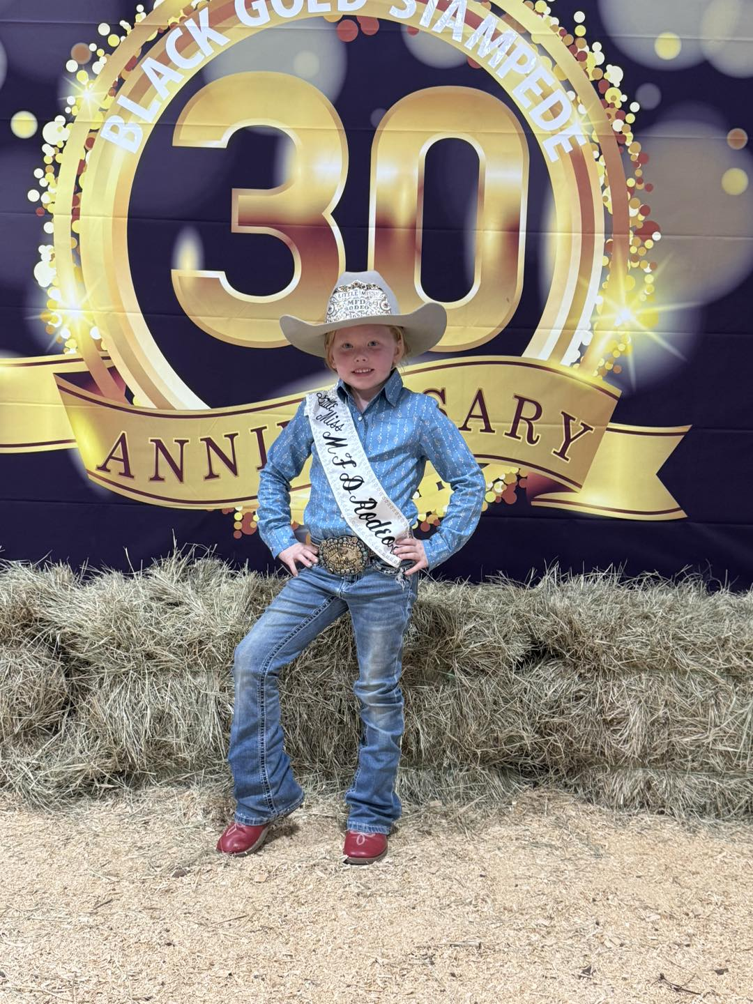 Little Miss Mineola Fire Dept. Rodeo 2025 Amberley Woodall