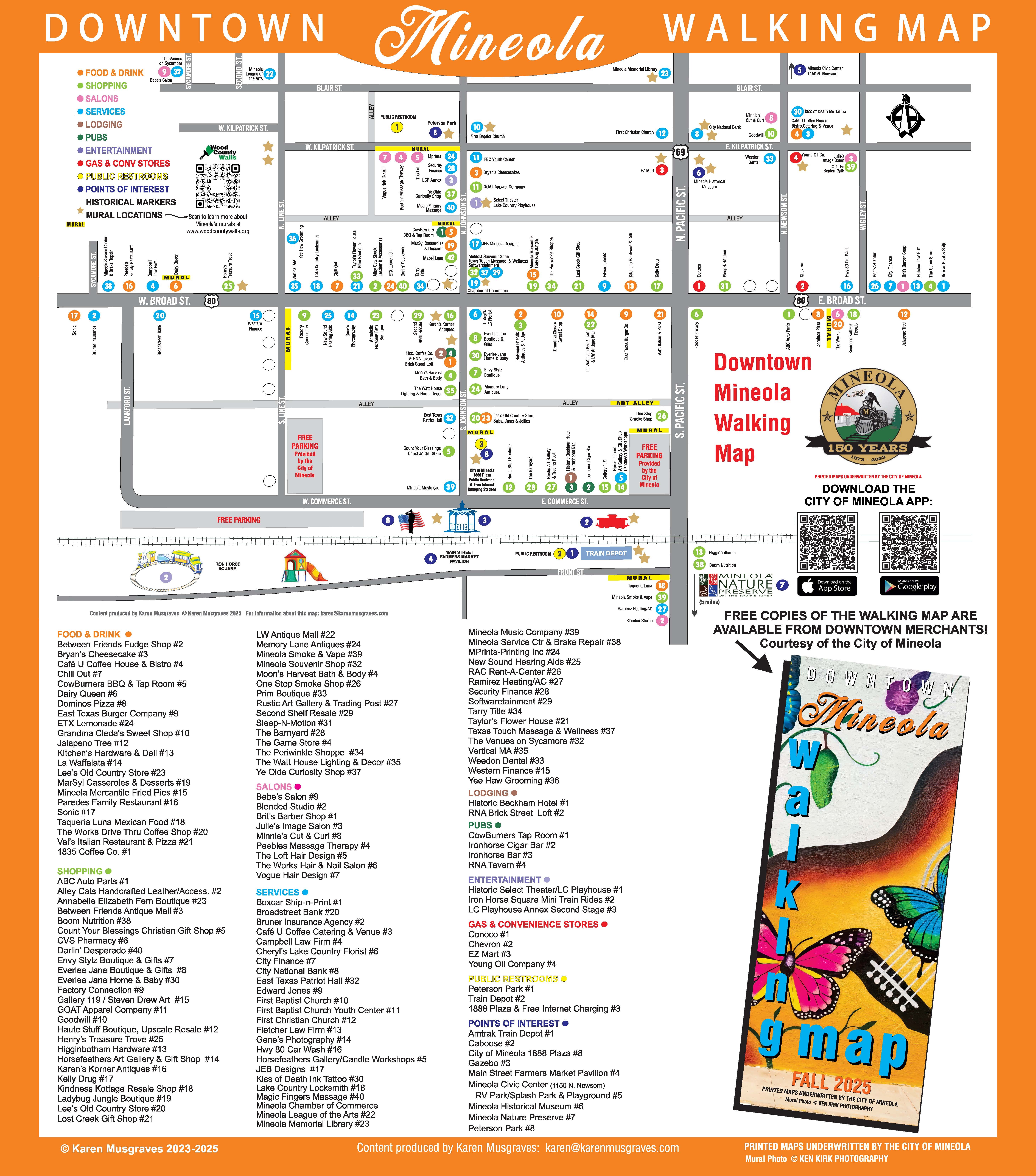 Downtown Walking map