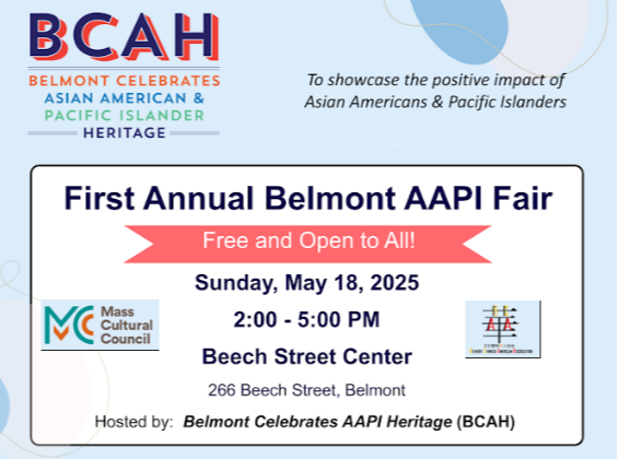 First Annual Belmont AAPI Fair flyer