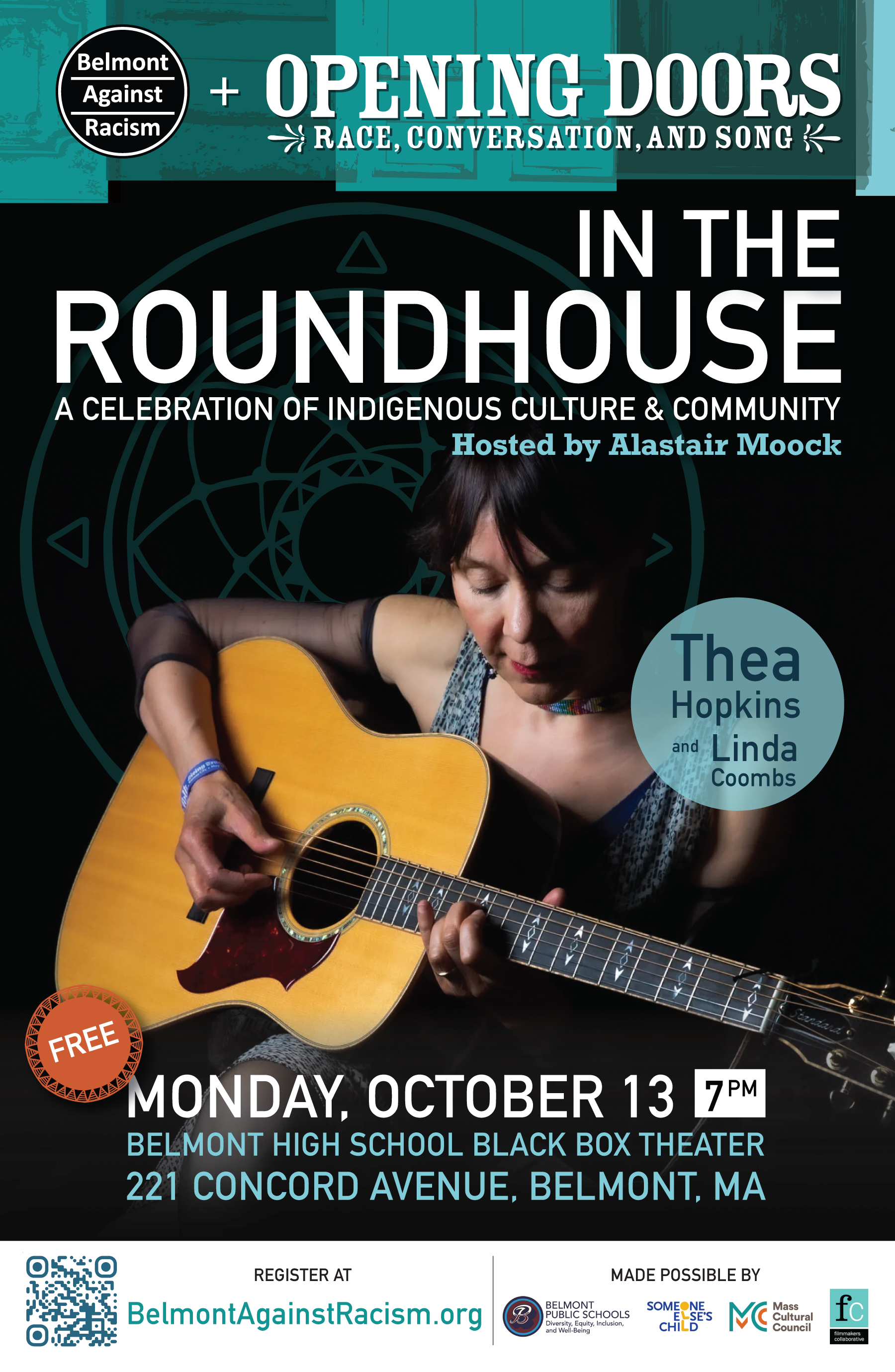 Event poster for In The Roundhouse concert