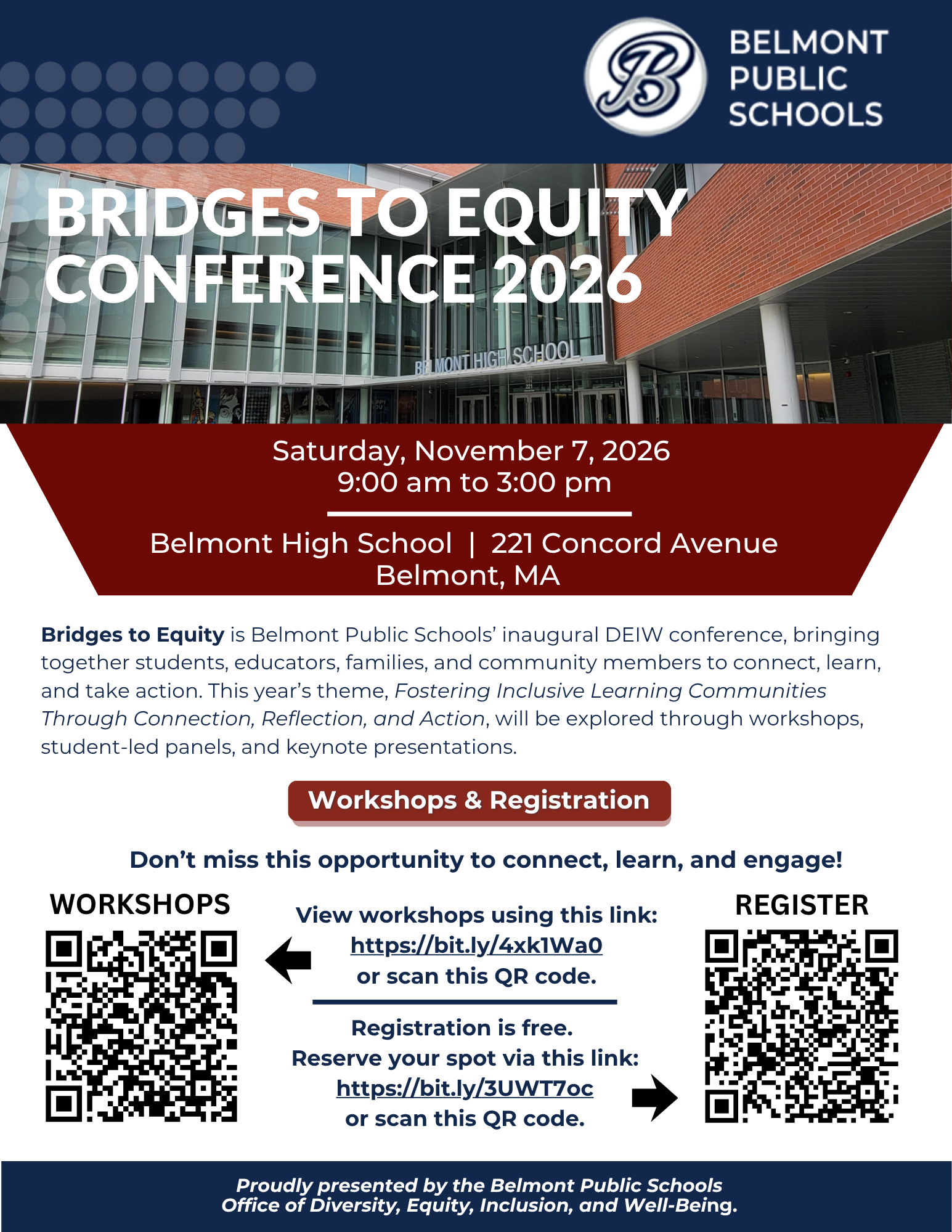 Bridges to Equity Conference Flyer