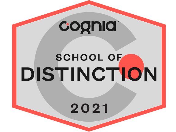 Cognia School of Distinction 2021 Logo