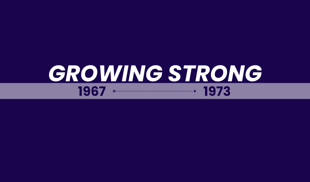 Growing Strong: 1967-1973