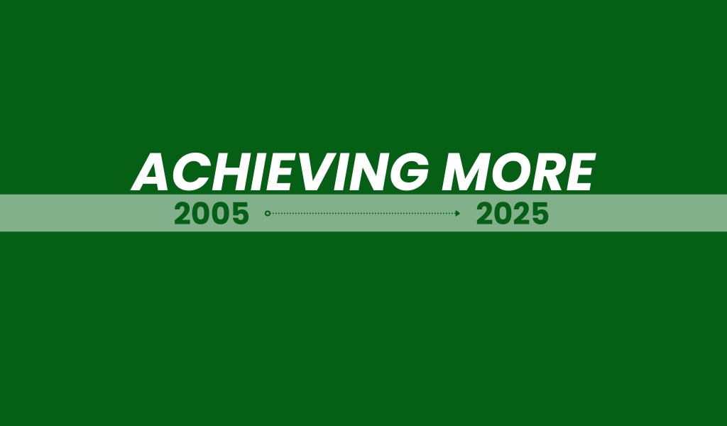 Achieving More: 2005-2025