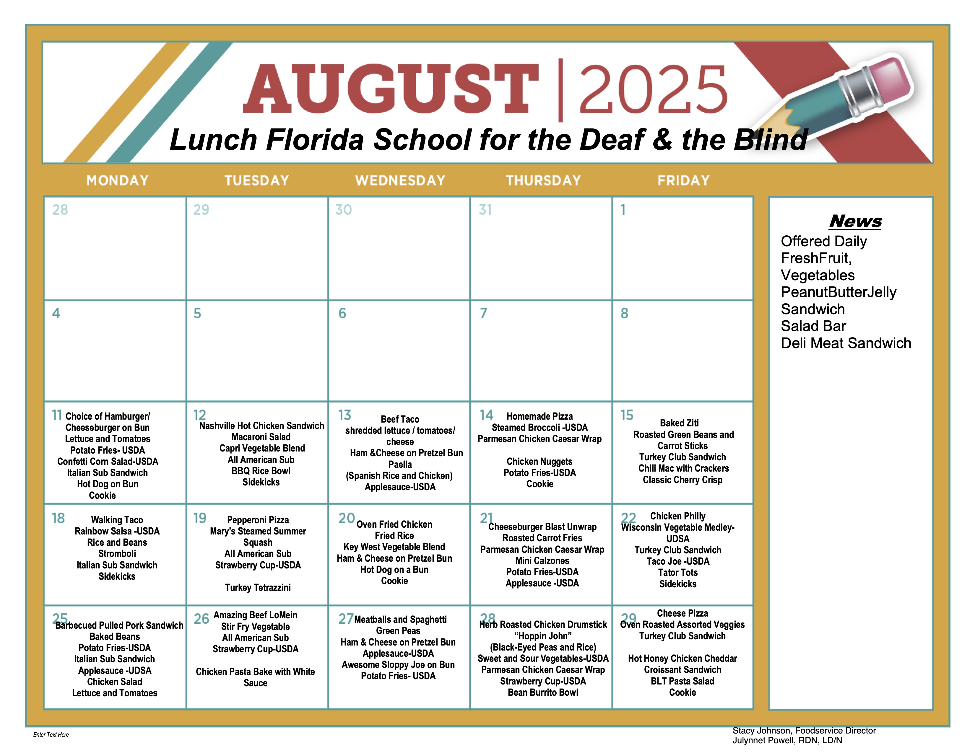 August Lunch Men