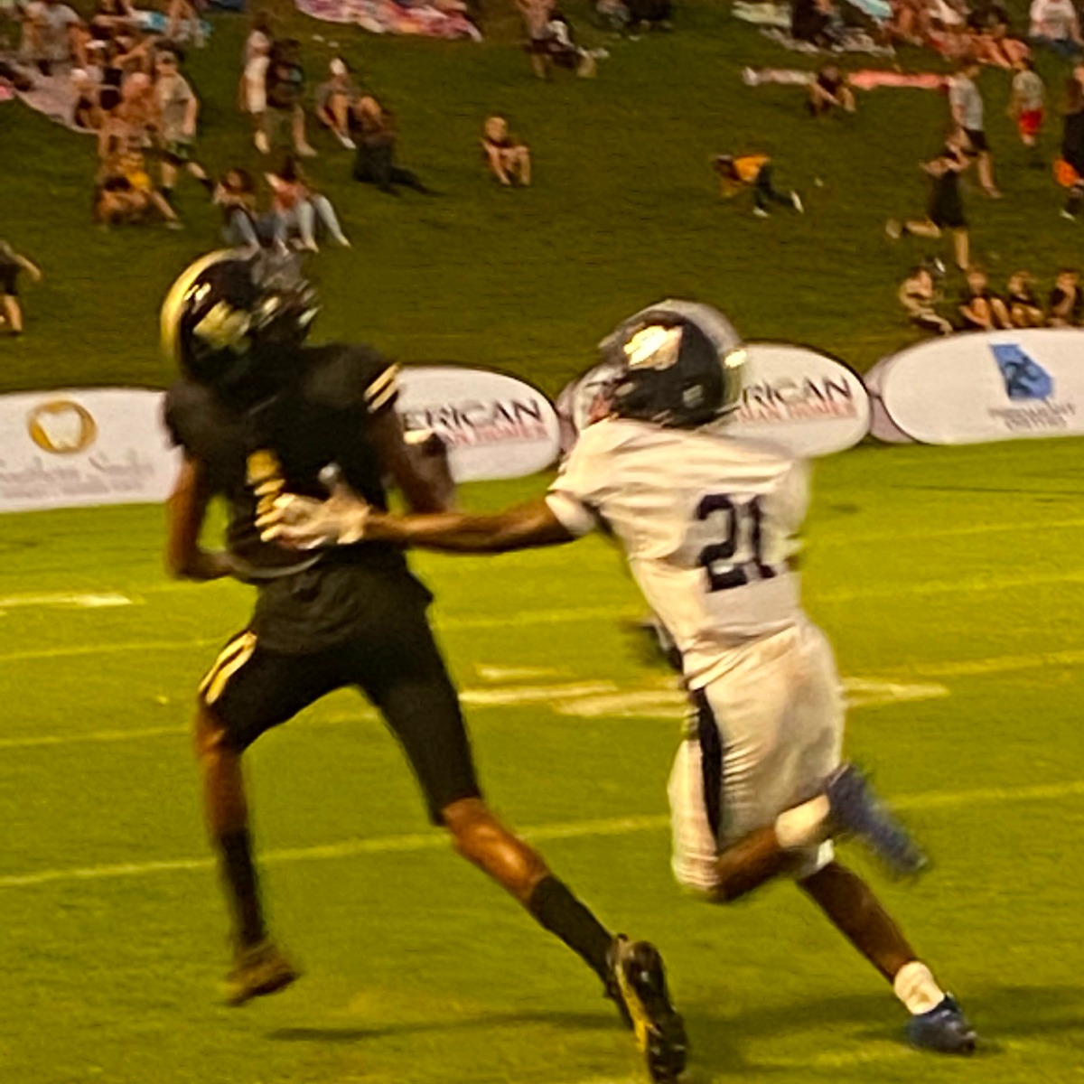 Football team running