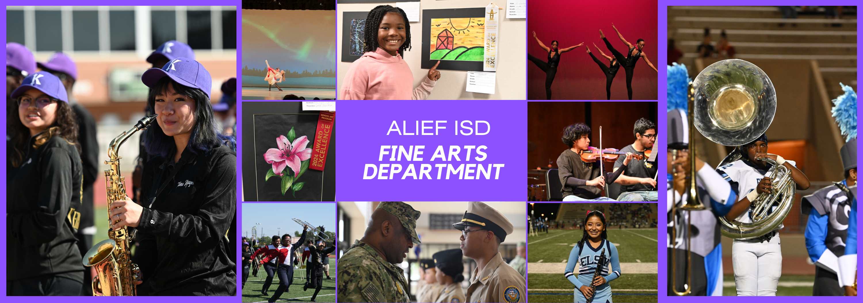 Alief ISD Fine Arts Department Collage