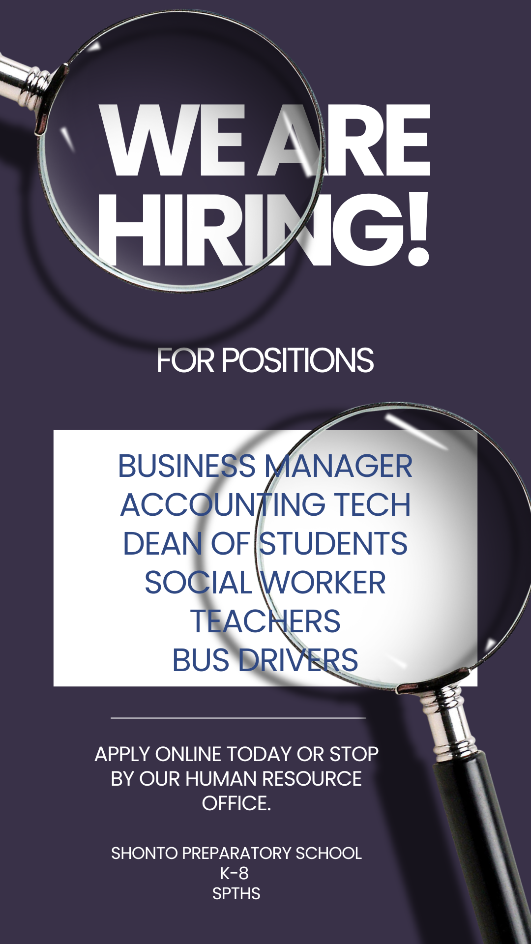 We are hiring banner