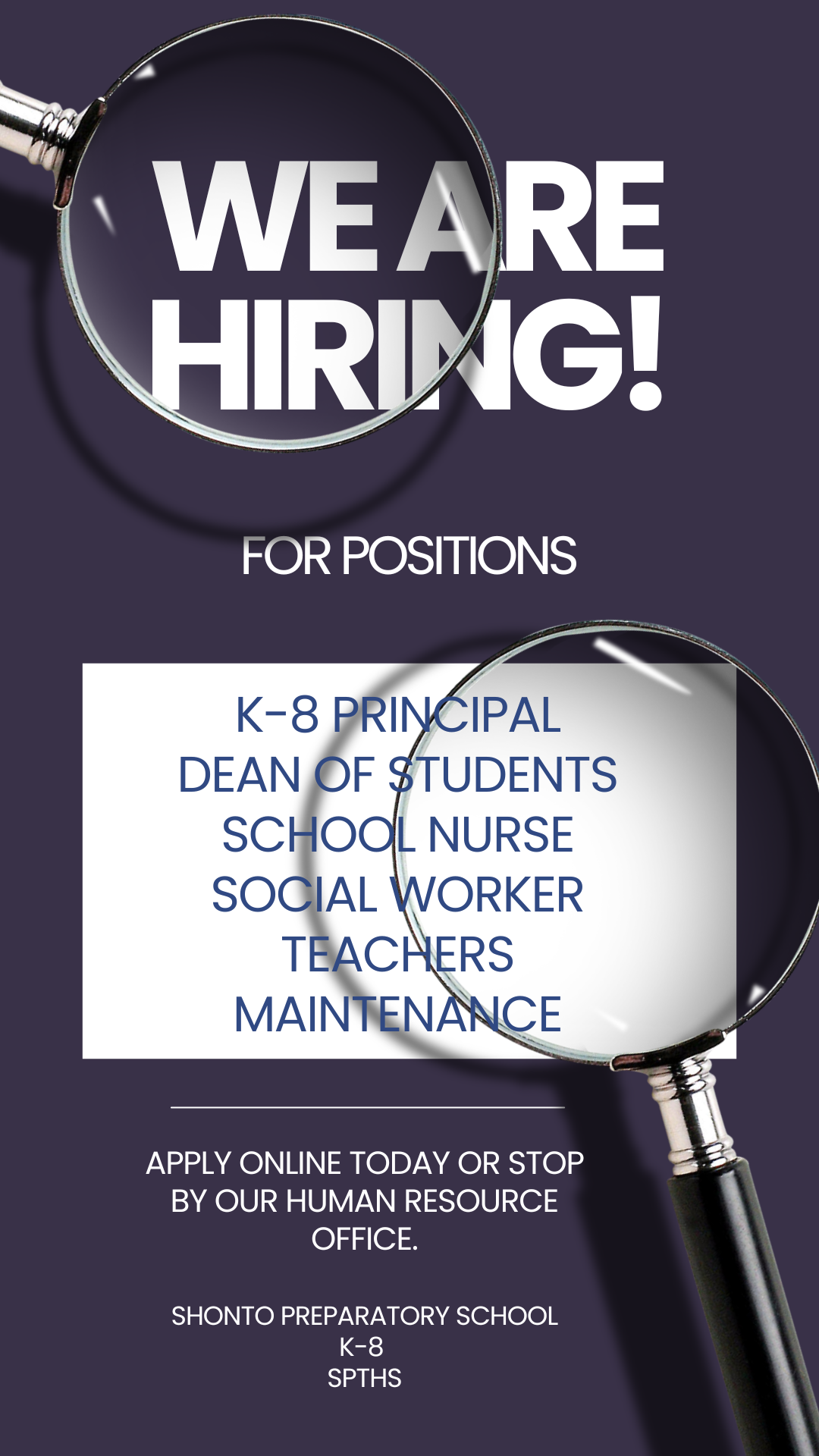 We are hiring banner