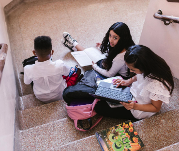 students in class