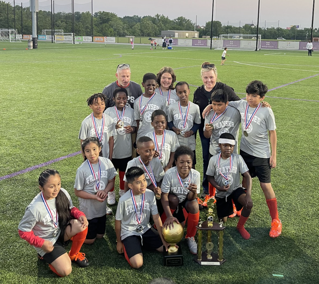 Frayser's Soccer Team Won District Championship! 