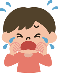 illustration boy crying 