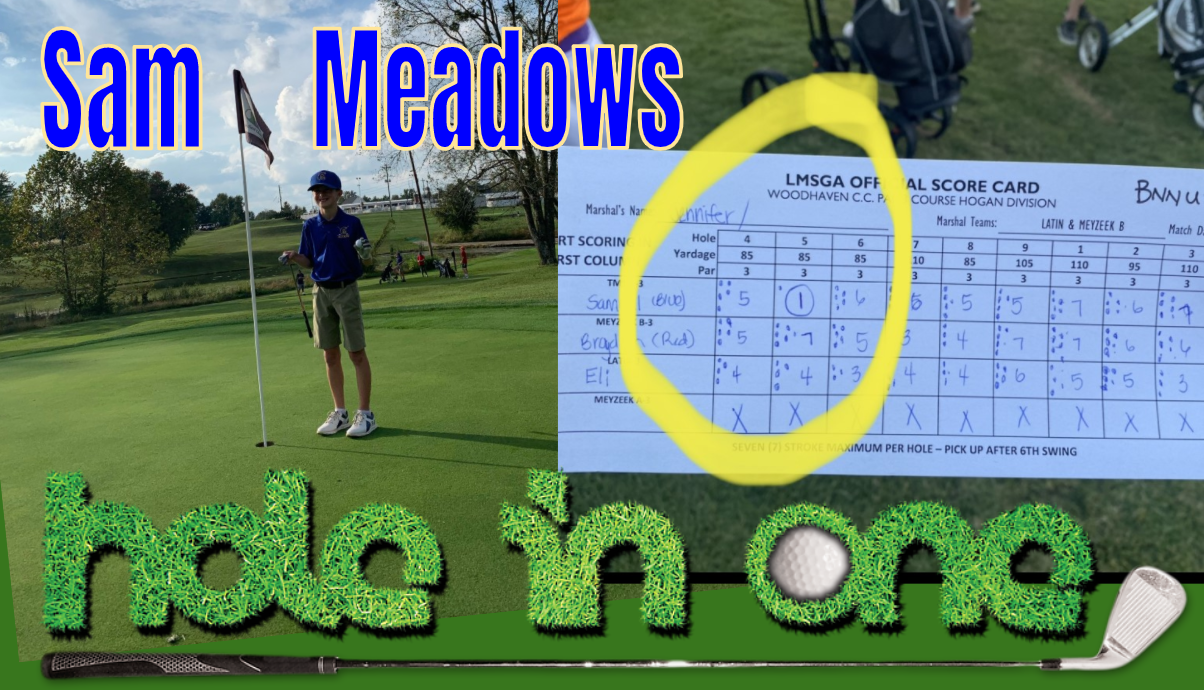 Sam Meadows hole in one