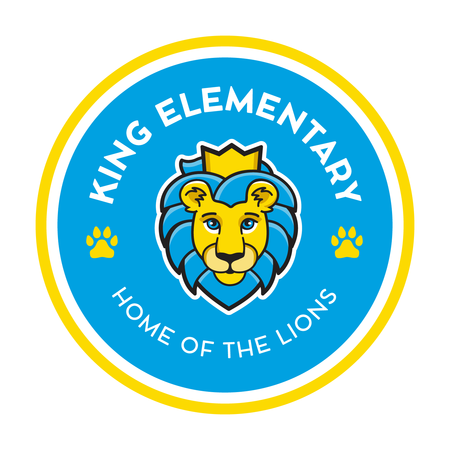 King Elementary Home of the Lions Logo