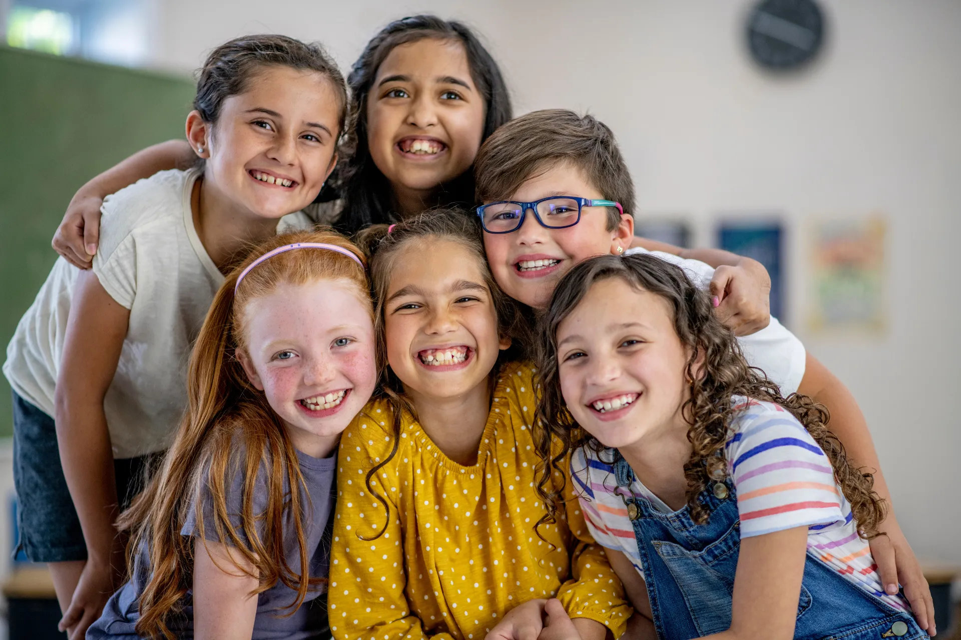 Group of smiling kids