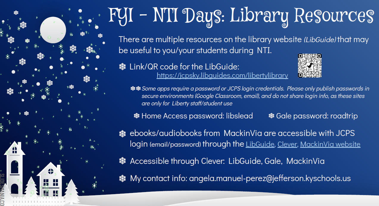 NTI Library Resources