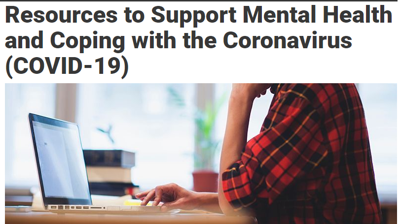 resources to support mental health during covid 19