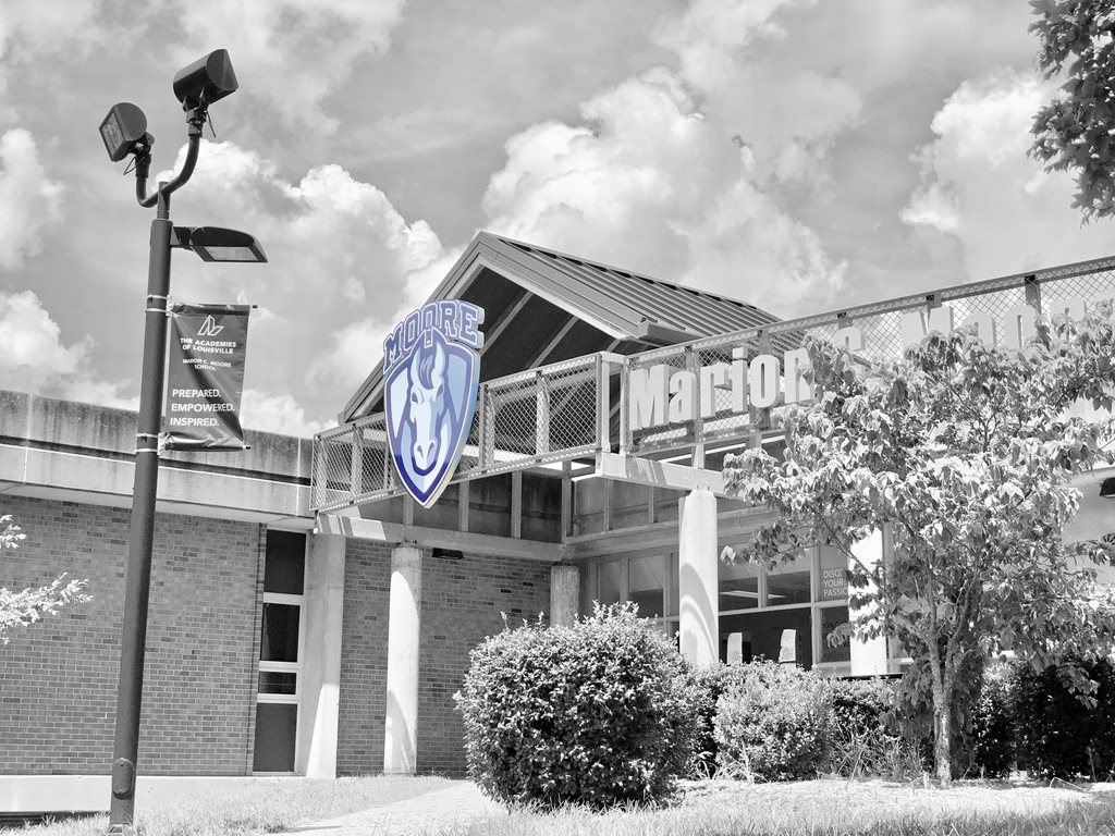 Black and white photo of building entrance