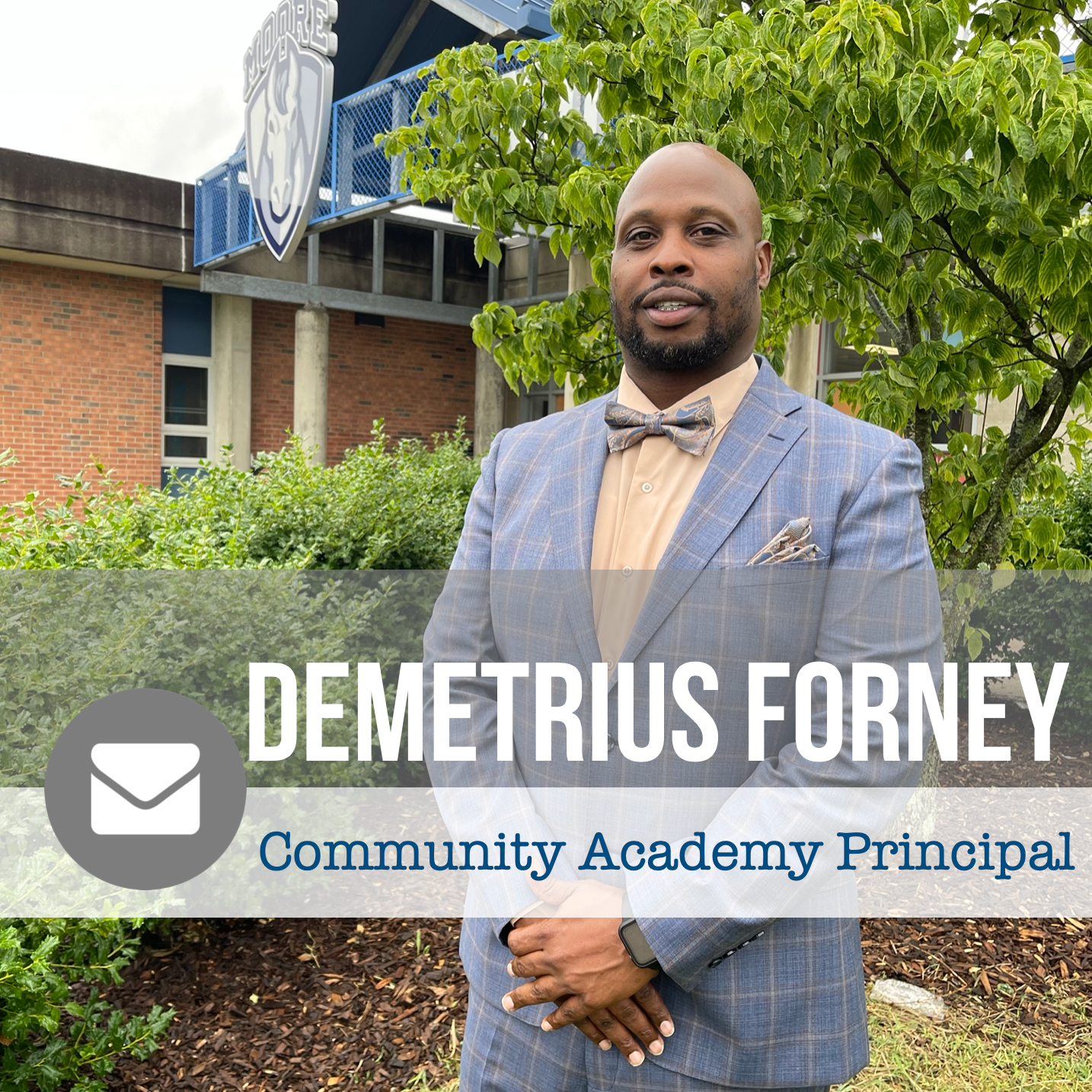 Email Link to Community Academy Principal Demetrius Forney