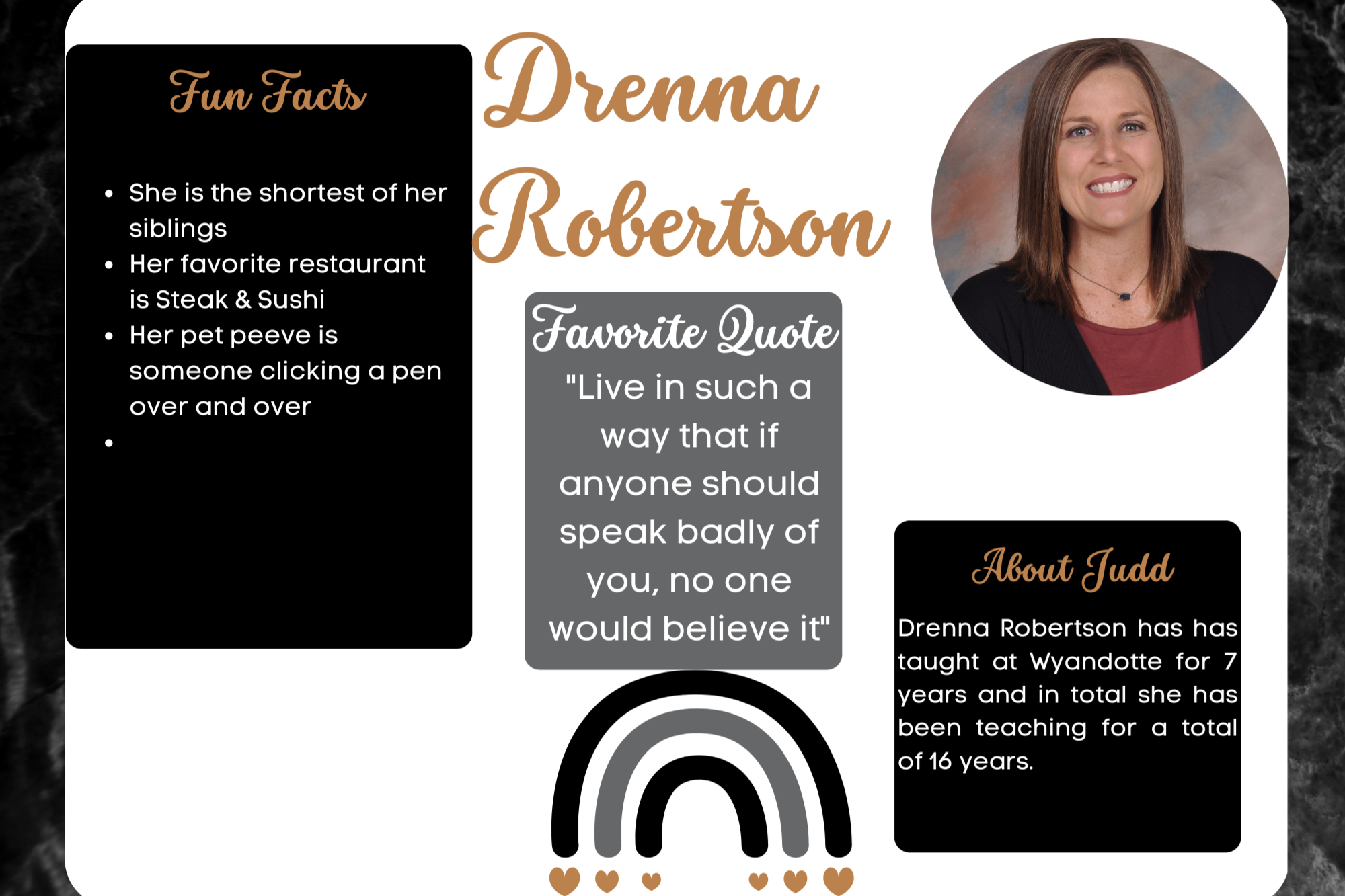 Teacher Spotlight: . Drenna Robertson