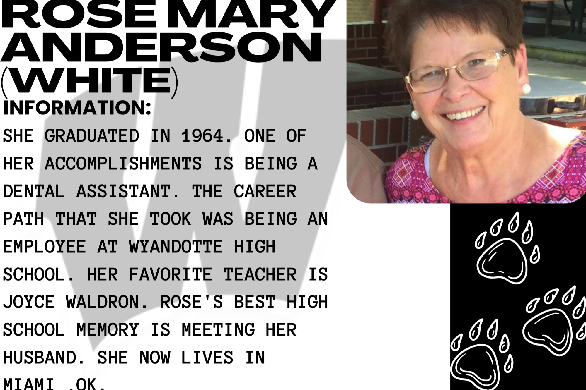 Alumni Spotlight: Rose Mary (White) Anderson 