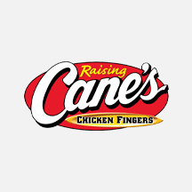 This is a logo of Cane's Raising Cane's, featuring their chicken fingers brand.