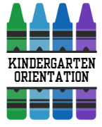 A colorful collection of crayons with a focus on kindergarten orientation, symbolizing creativity and learning.