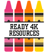 Colorful crayons displayed with a 4K resources sign, emphasizing creativity and learning tools.