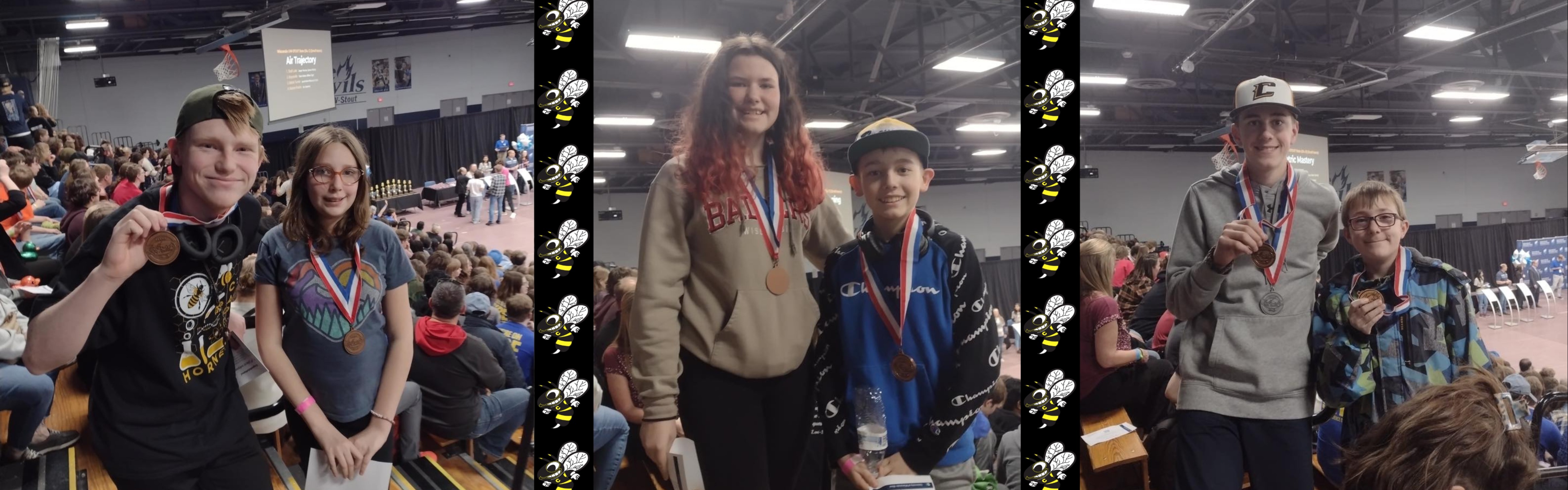 Cadott Science Olympiad student mealists.
