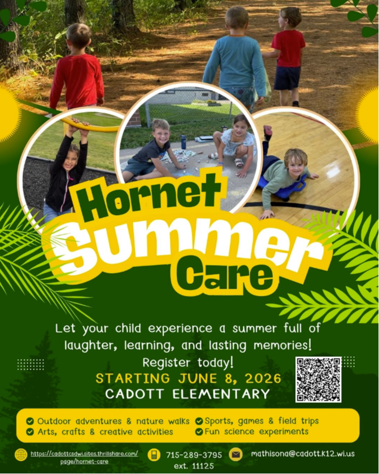 Hornet Care Summer Care Flyer